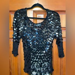 Vintage Y2K mesh Nicowa top